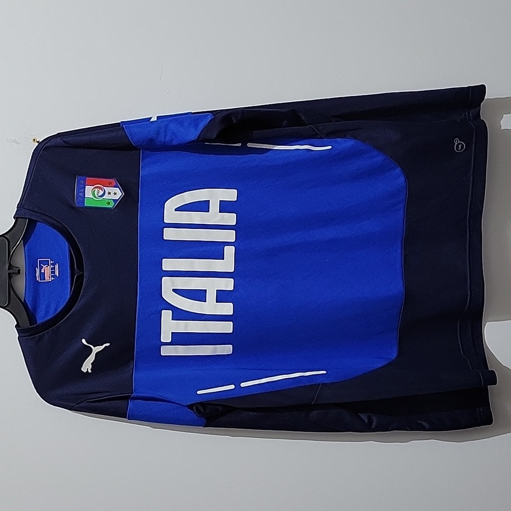 Puma men's L 2014 Italy long sleeve soccer training jersey, pre world cup